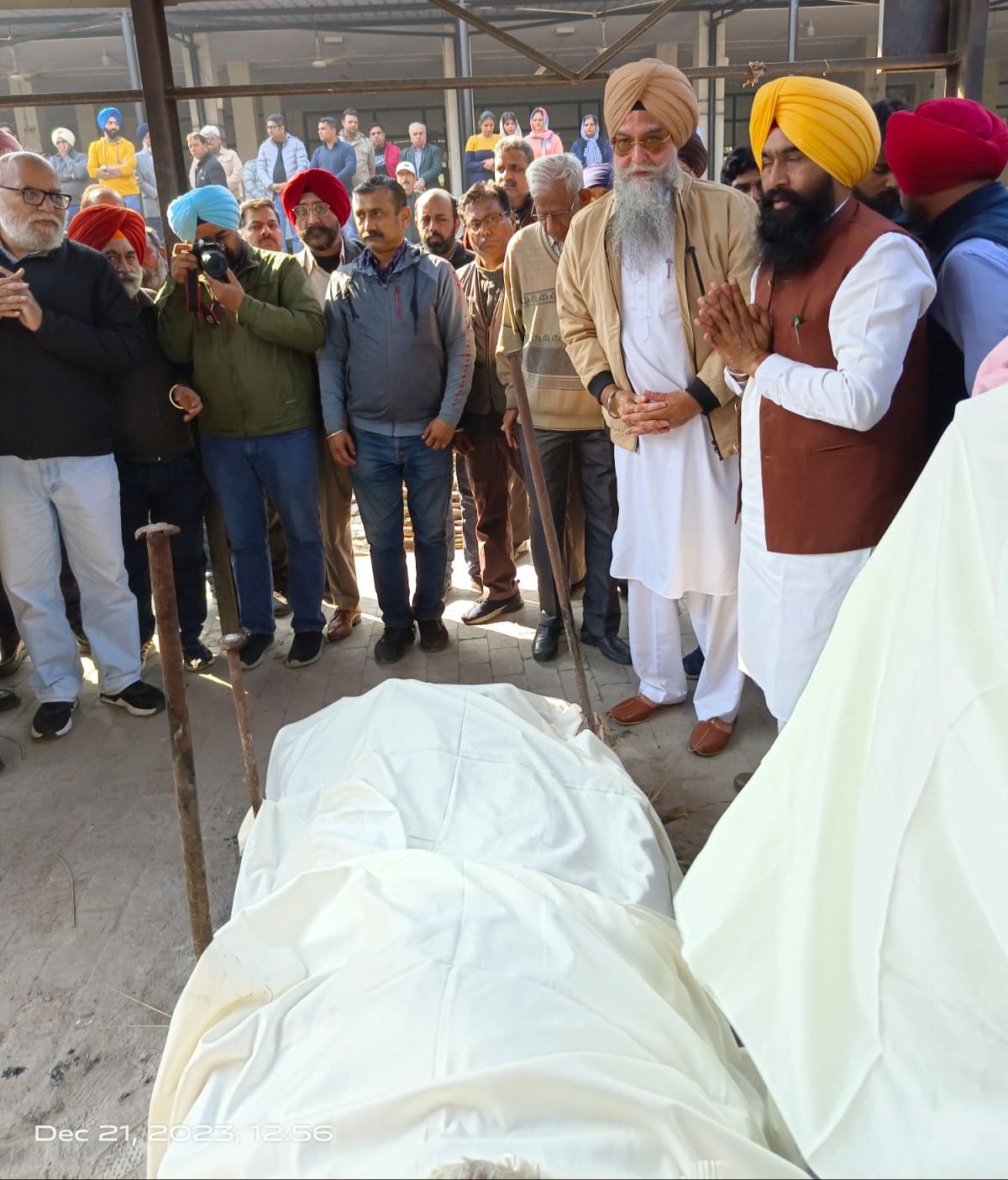 पंजाब विधानसभा स्पीकर कुलतार सिंह संधवां द्वारा सीनियर फोटोग्राफर संतोख सिंह के निधन पर दुख व्यक्त