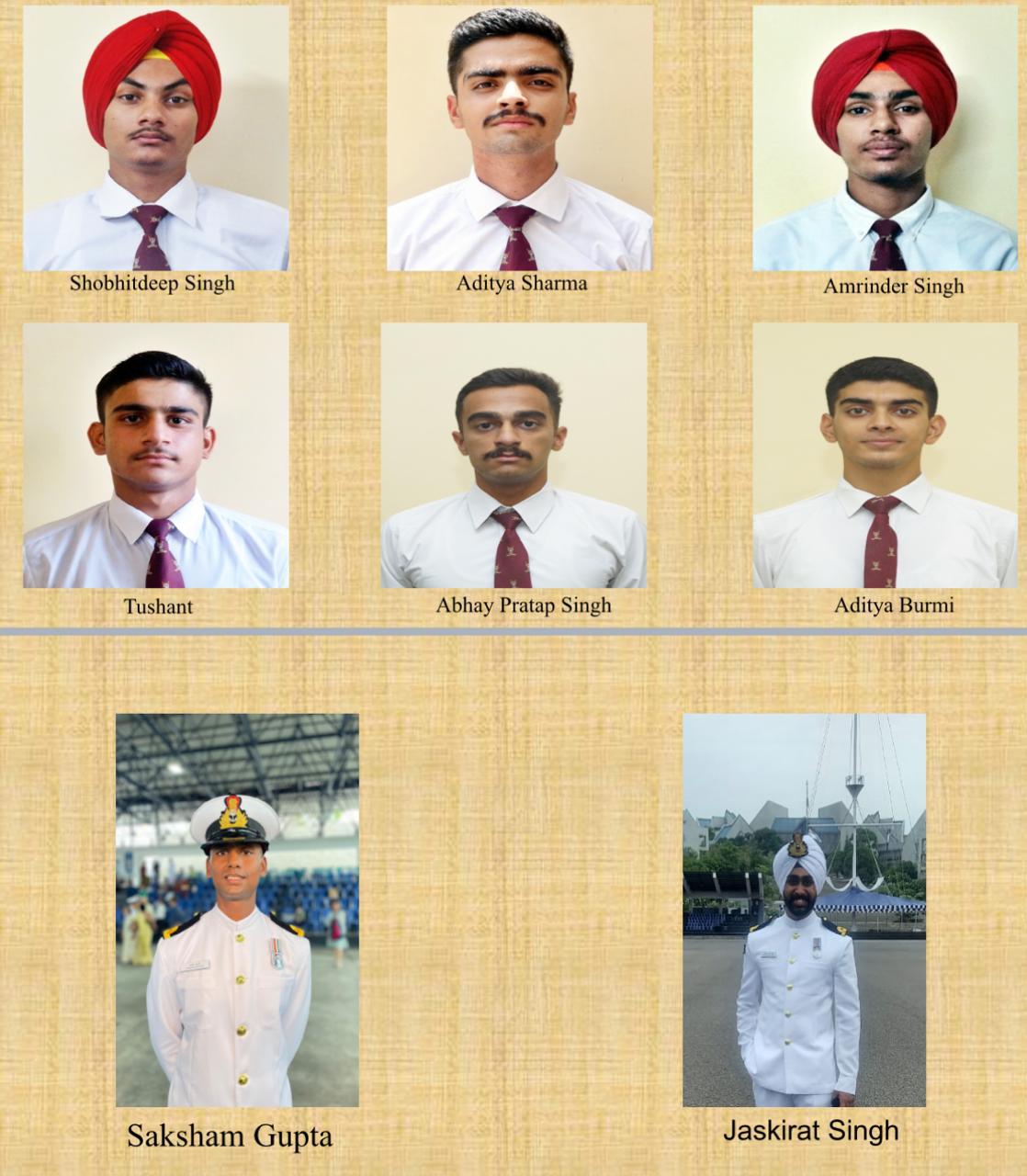 महाराजा रणजीत सिंह प्रैपरेटरी इंस्टीट्यूट के छह और कैडिट बने भारतीय फ़ौज के कमिशनड अफ़सर