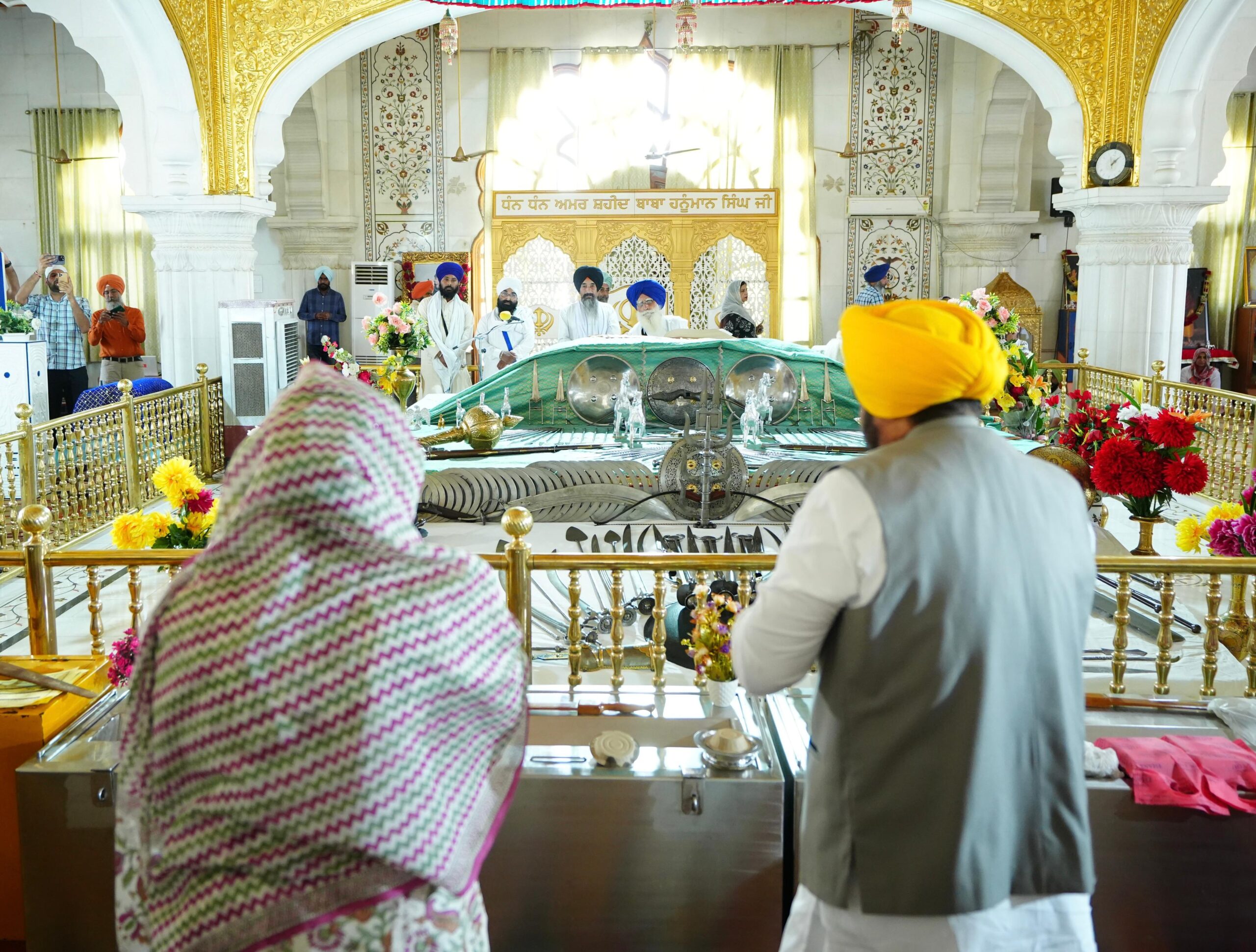मुख्यमंत्री ने गुरूदवारा सिंह शहीदां सोहाना में माथा टेका